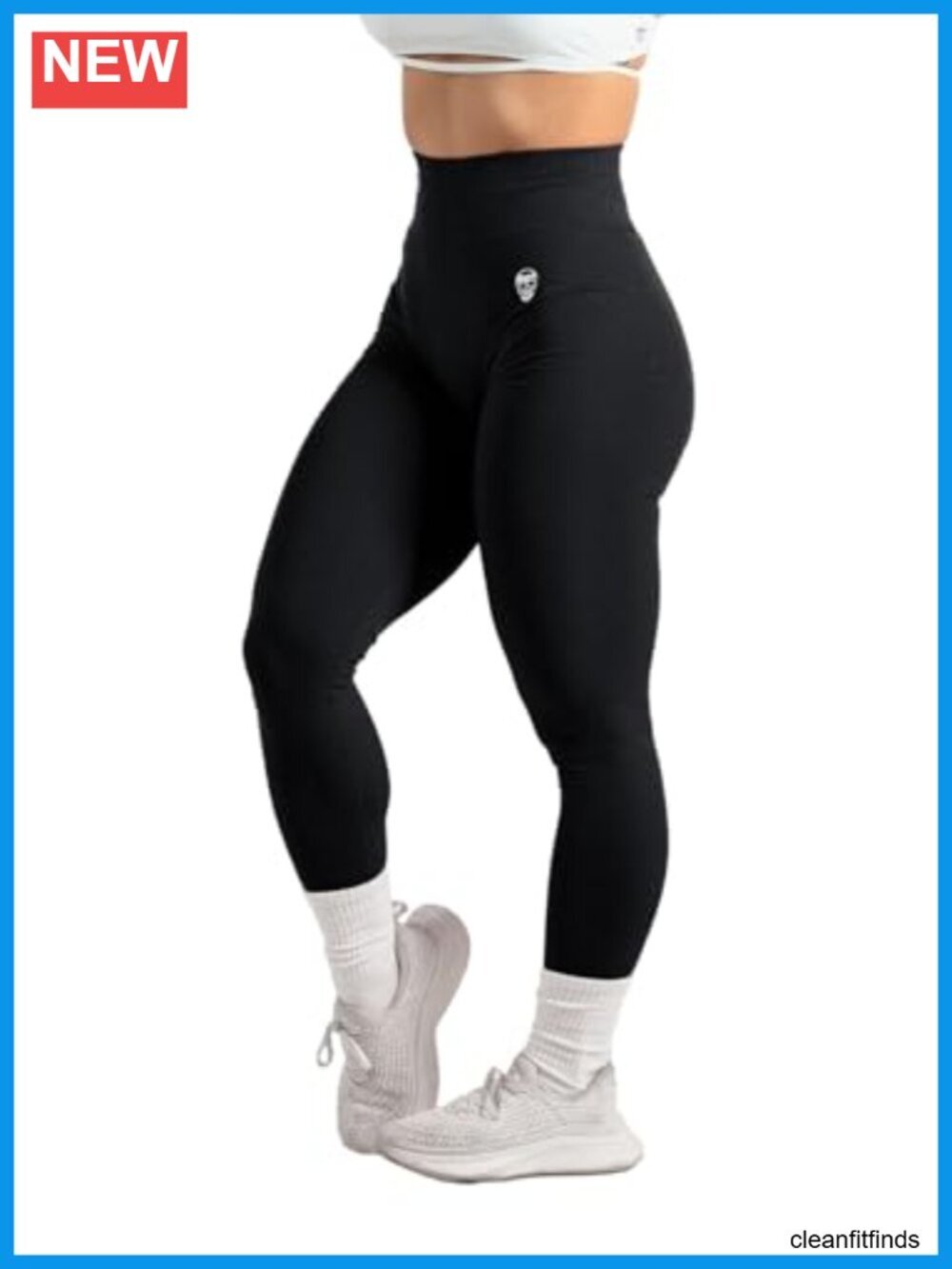 Seamless High Waist Workout Leggings - No Front Seam